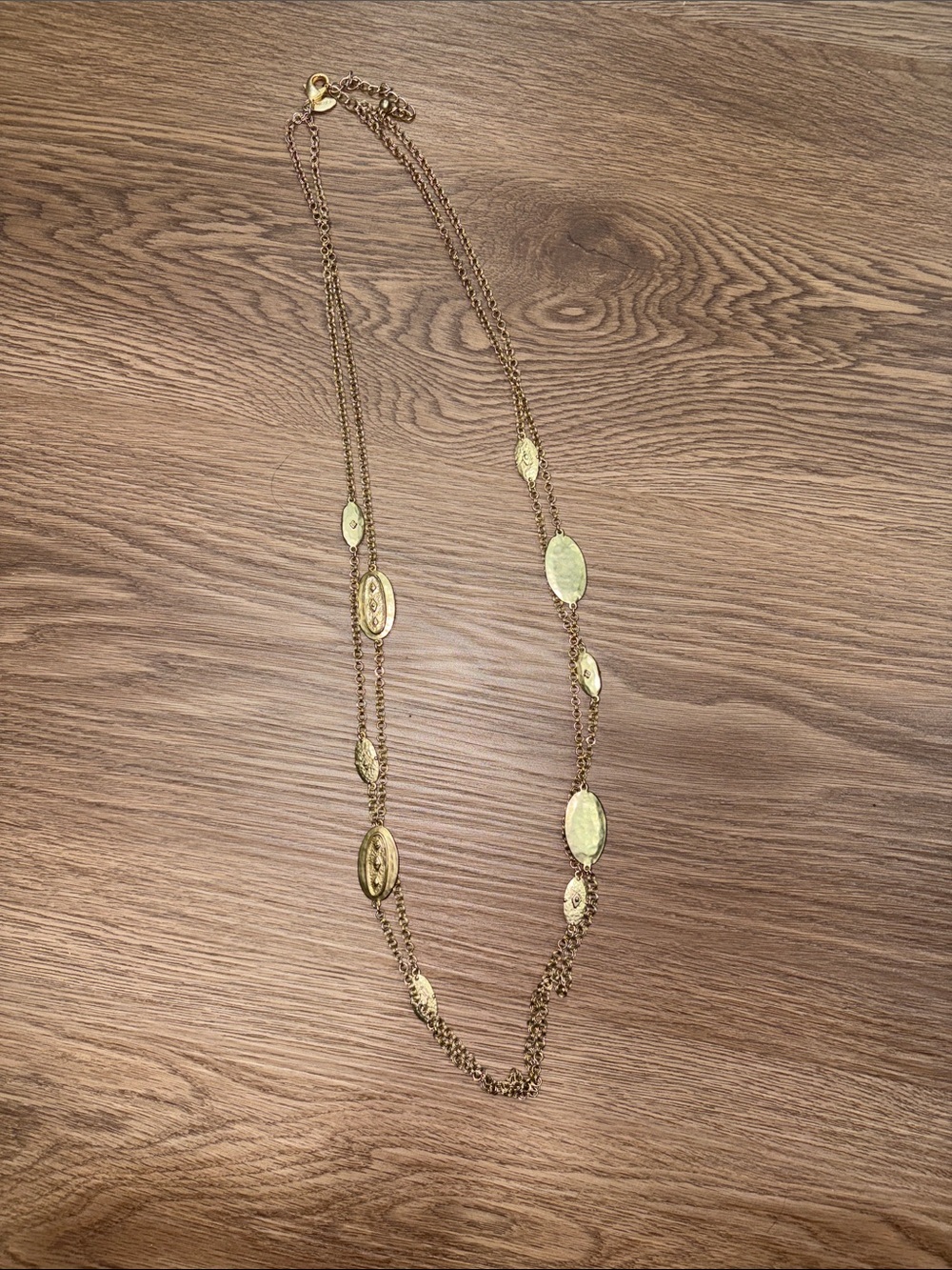 21-Chicos Gold Oval Medallion Long Necklace - Women Jewelry